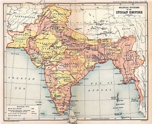 British Indian Empire, 1909. Imperial Gazetteer of India.